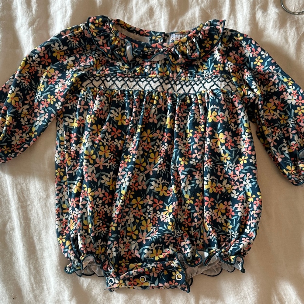 Floral Baby Romper